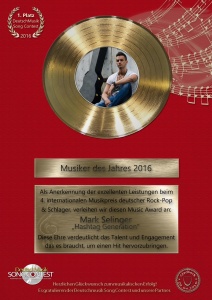 Gold-Award-Deutschmusik-Song-Contest-2016-Mark-Selinger-212x300 Deutschmusik Song Contest 2016: Gold in sieben Kategorien