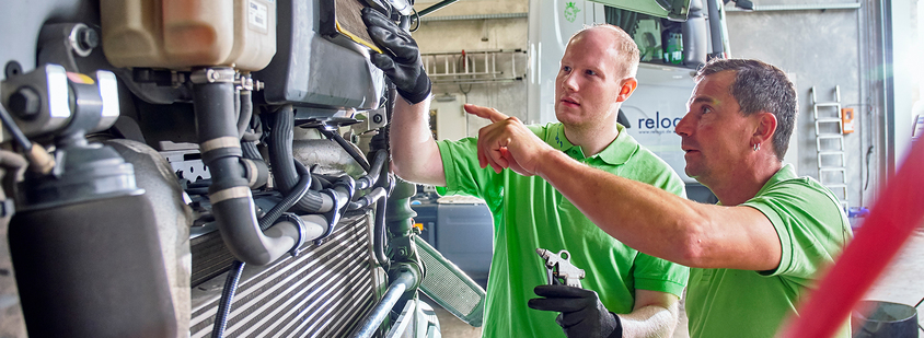 Ausbildung zum Berufskraftfahrer bei der RELOGA