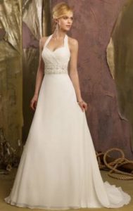 a-line-halter-neck-vintage-long-wedding-dress-hsnal0018-55-3-2-189x300 The little trick of trying on a wedding dress has the perfect trousseau