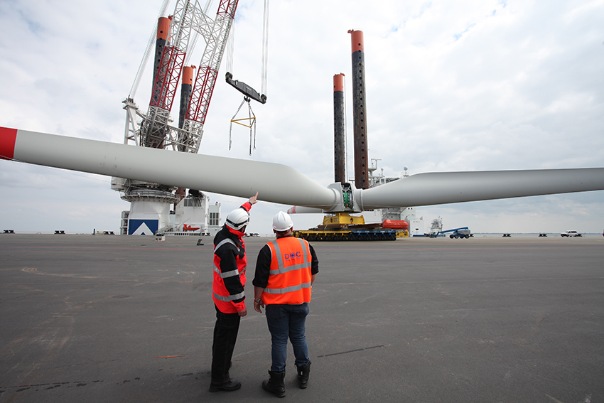 Überwachung der Rotorverladung in Wilhelmshaven