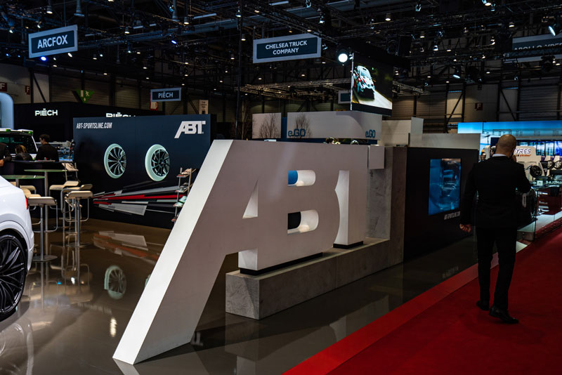 ABT-Autosalon-Genfweb dlp motive für ABT Sportsline beim 89. Internationalen Auto-Salon in Genf