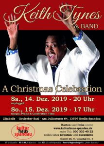 Poster-214x300 A Christmas Celebration – die Weihnachtskonzerte des Mr. „Only You“ Keith Tynes