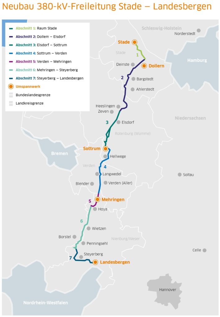 Bild-3_Grafik-PI-Tractebel_Karte-A250_cut-710x1024 Tractebel unterstützt TenneT bei der Realisierung einer 145 km langen Freileitung