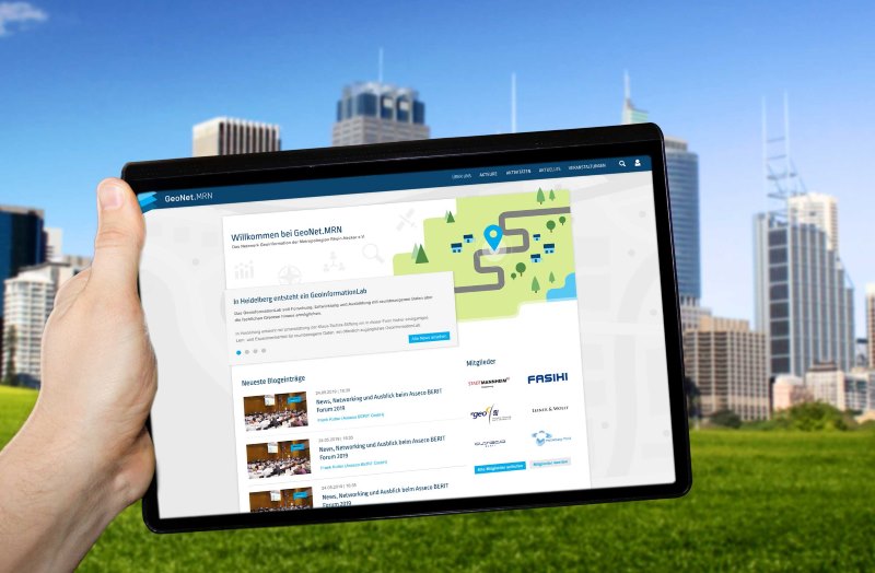 GeoNet-kl Neues Design für Kommunikationsplattform GeoNet.MRN