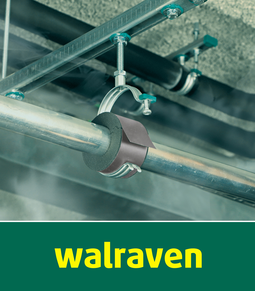 Walraven-Kaelterohrschellen-wann Anwendung raucharme Kälterohrträger BISOFIX® E+ s1s2 von Walraven?