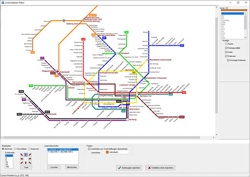 Screenshot LineMap Draw